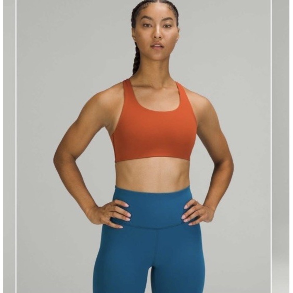 Lululemon Invigorate Bra *High Support, B/C Cups Size 12 Aztec Brick